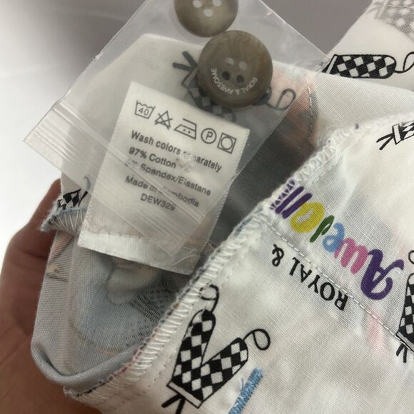 Royal & Awesome Pants Men's 34x42 Golf Multi Color Loud Shank Fore Par Eagle - Picture 10 of 10